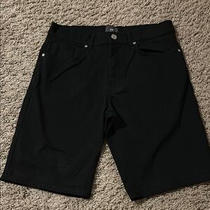 H&M Black Flat Front Shorts size men’s 30 waist like new!